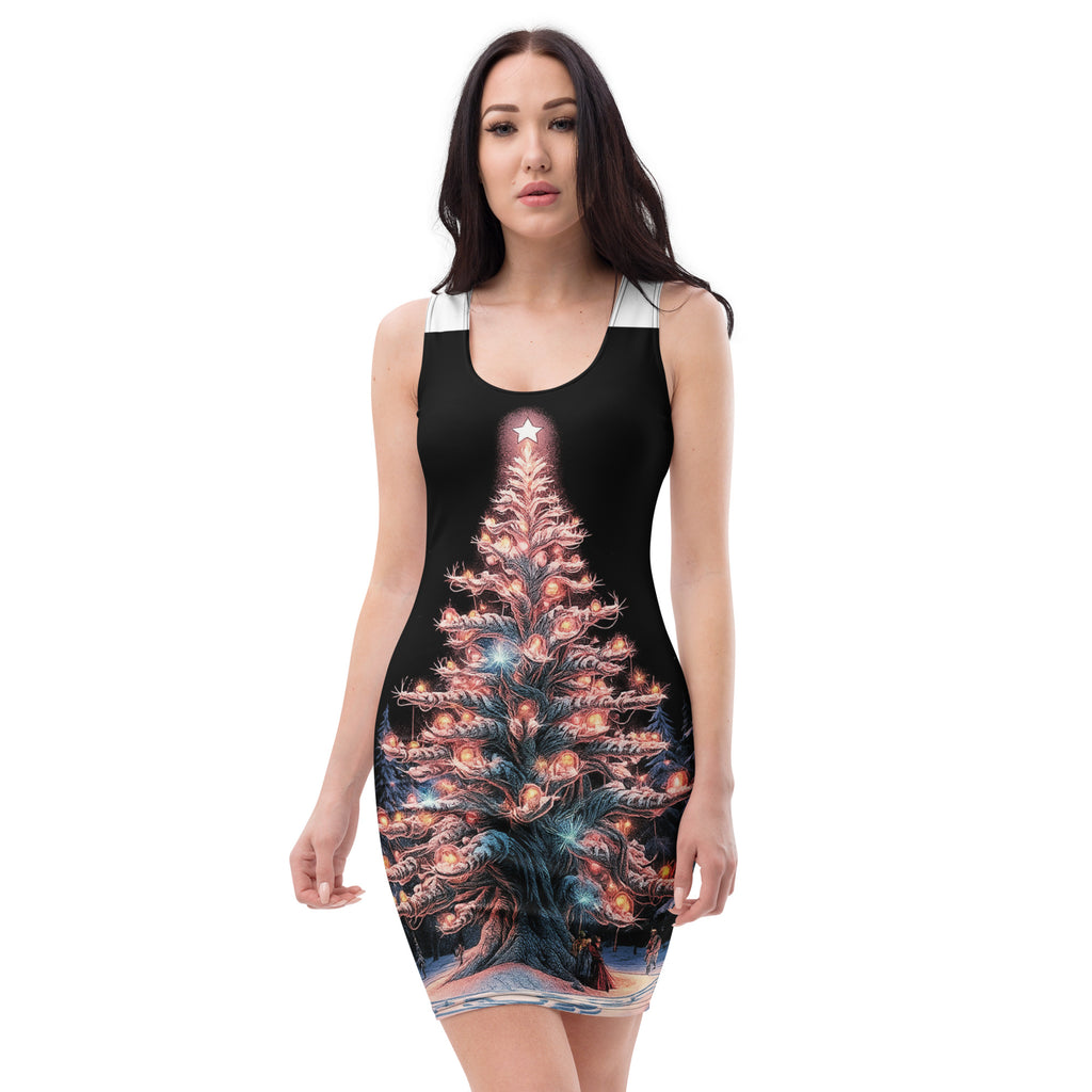 vantageu womens christmas fairy premium dress front view