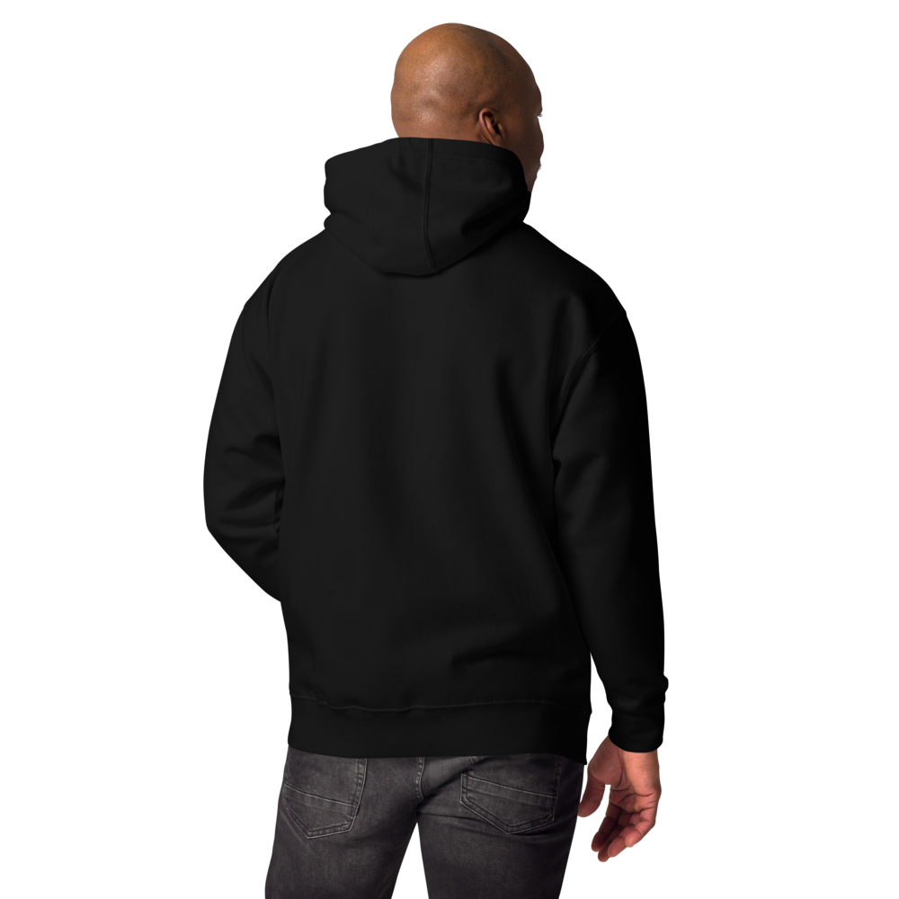 vantageu mens premium hoodie back view streetwear