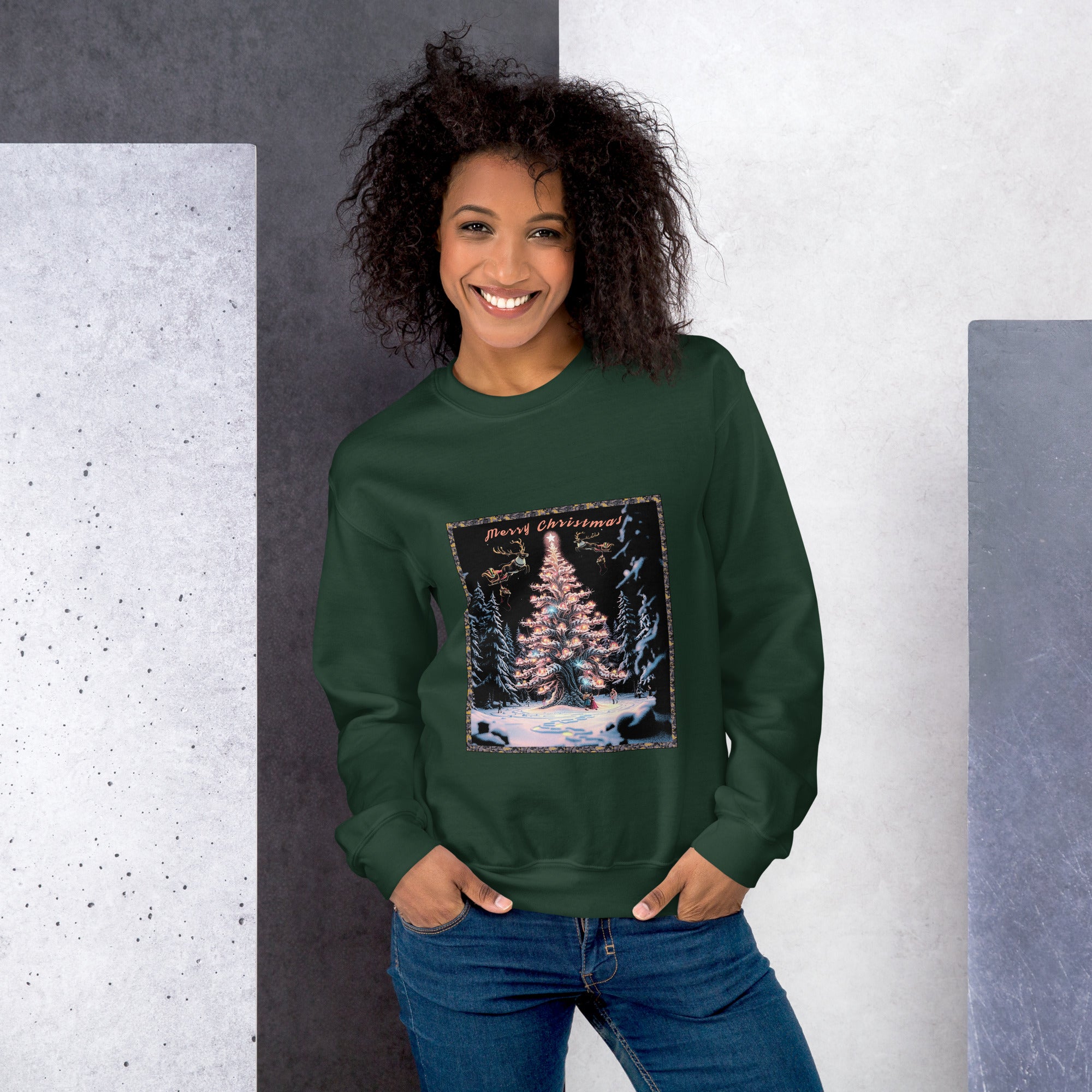 vantageu womens christmas fairy premium sweatshirt lifestyle women holiday