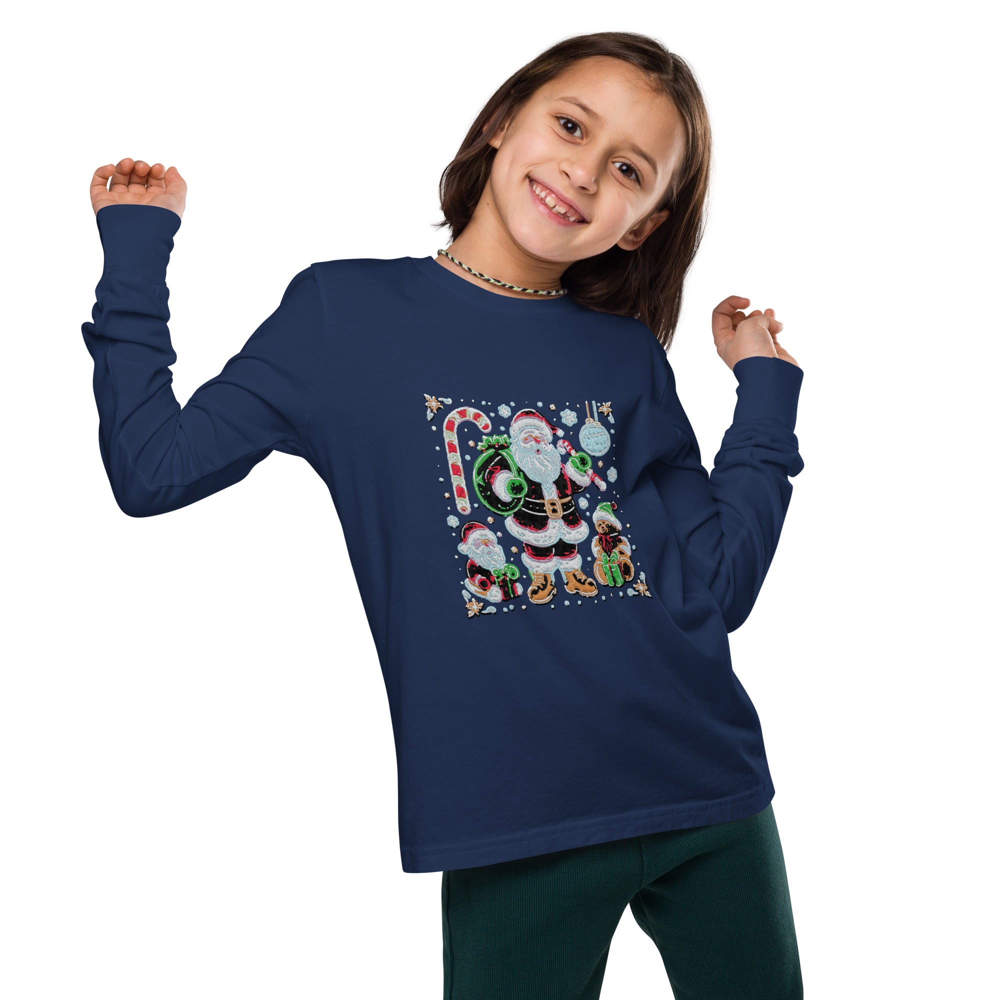 vantageu kids christmas happy tee front view