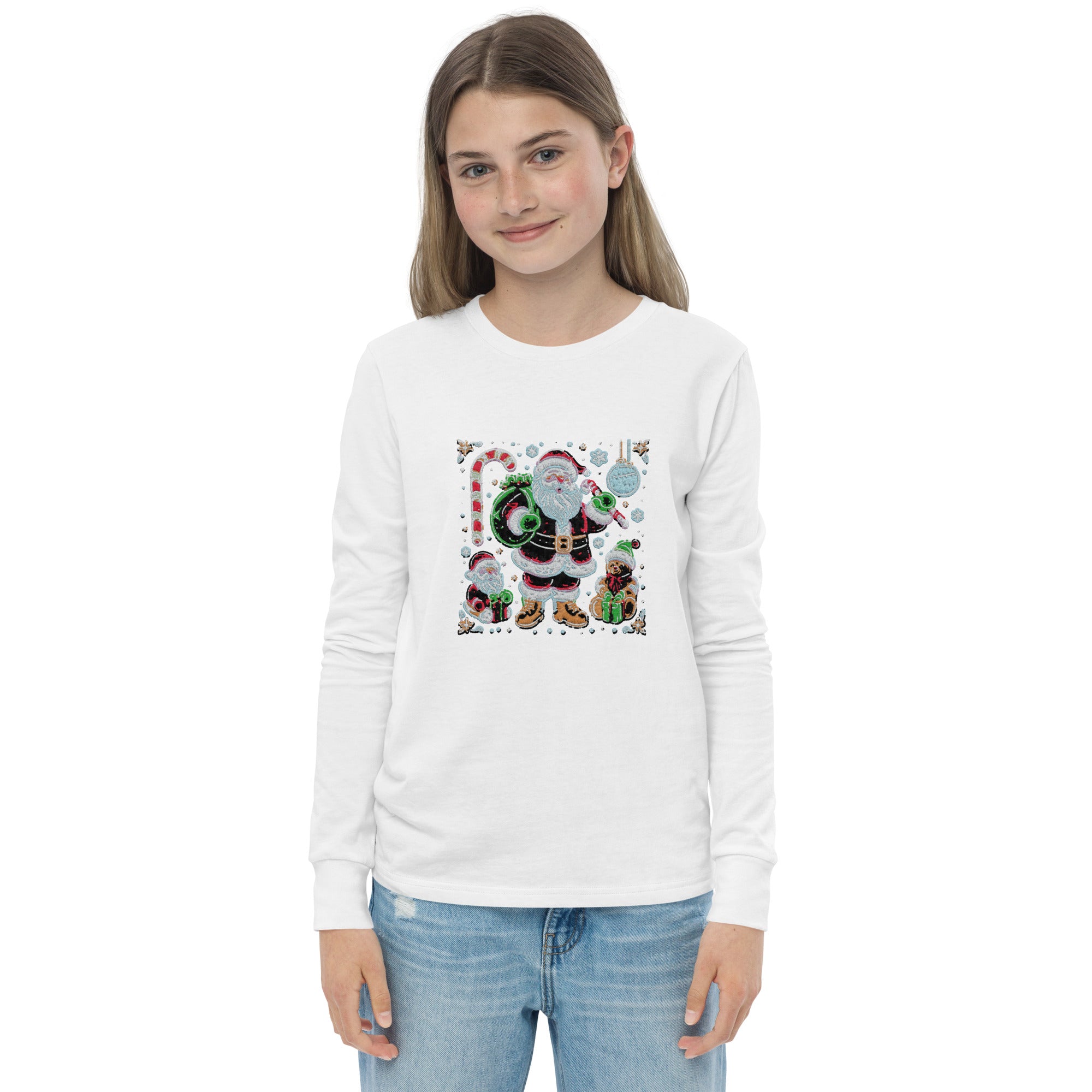 close-up vantageu christmas happy graphic print kids tee premium cotton